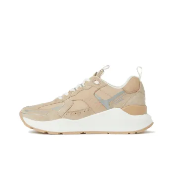 Burberry Panelled Lace up Suede Sneakers