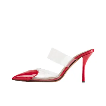 Alaia Wrap toe Slippers Women's Red