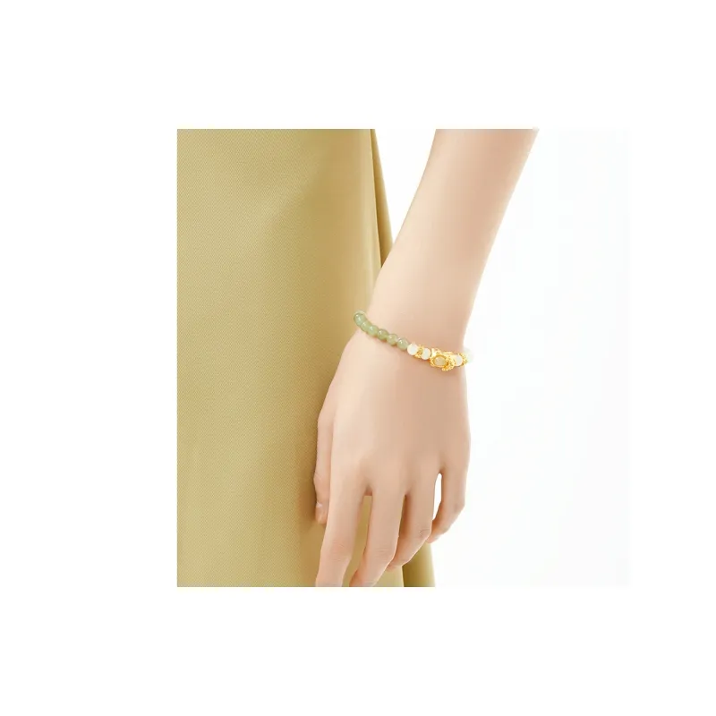 Mom's Gift Bracelets Pale Greenish White Jade Women's-3