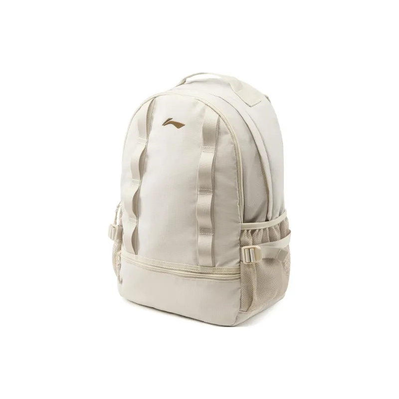 LiNing Polyamide Backpack Regular Unisex Oat Gray-1