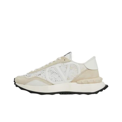 Valentino Women's Lacerunner Low 'Lace - White Ivory'