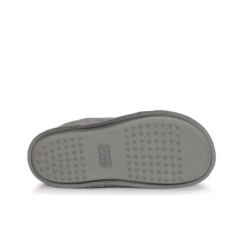 Crocs Classic Slipper Casual Thicken Stay Warm Shoe Unisex Gray-6