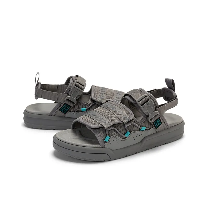 Kappa Slide Slippers Men's Frost Gray Mushroom Gray-3