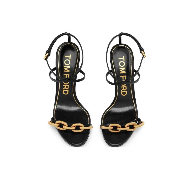 TOM FORD One Strap Sandals 10.5cm Women's Black-3