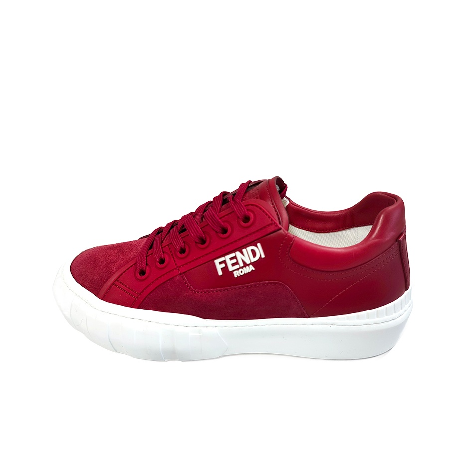 Fendi Red Sneakers for Women s Men s Sneakers Clothing Sale New POIZON