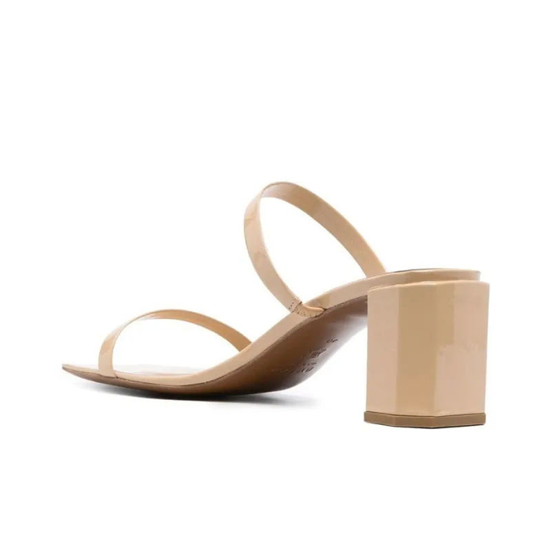 By Far Tanya Kraft 65mm Patent Sandals Women's-4