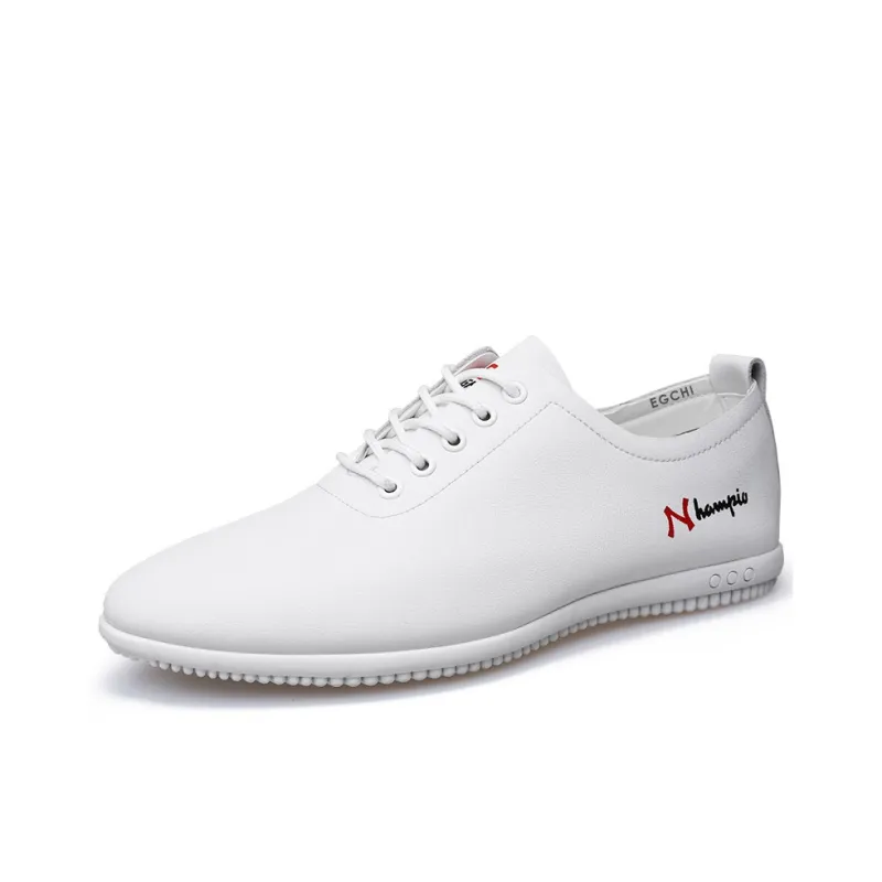 EGCHI Men's Casual Shoes Men Mid Top Black/White-3