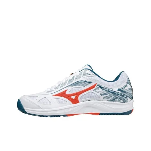 Mizuno Tennis Shoes Men Low-Top White/Green/Orange