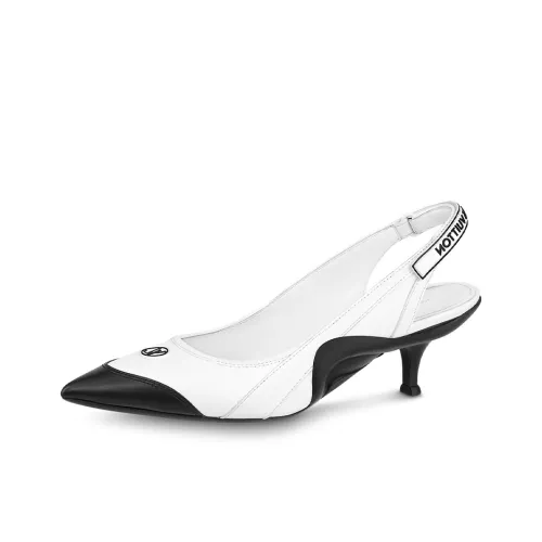 LOUIS VUITTON High Heels Women's White/Black