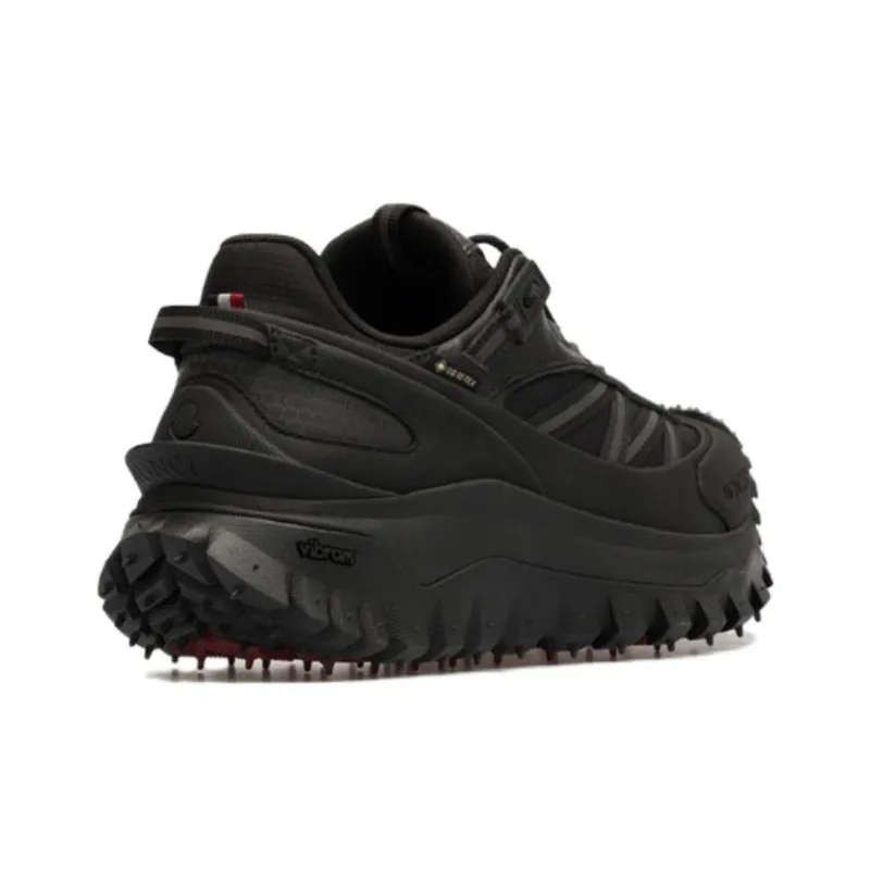 Moncler Low Top Casual Shoes Women's Black-3