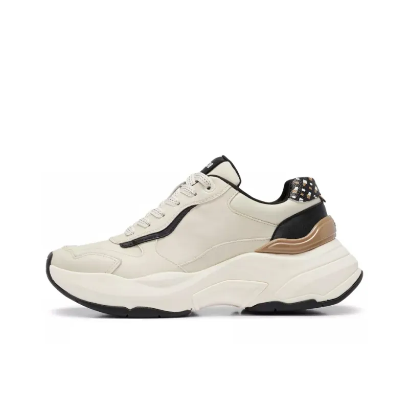 HUGO BOSS Slip-Resistant Low-Top Sports Casual Shoes Women's Light Beige-0