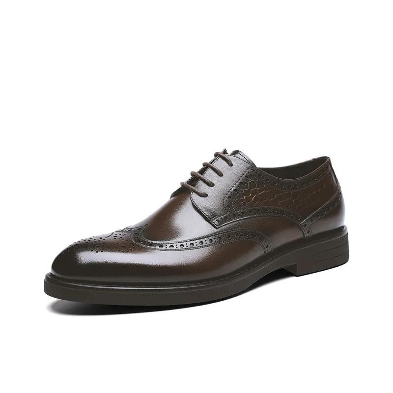 WEISHIBANGWEI Dress Shoes Men's Black-6