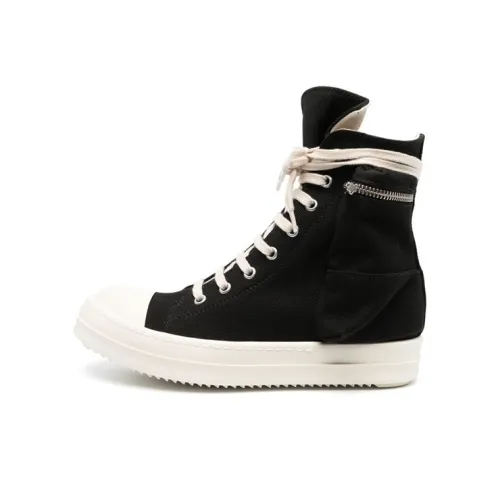 Rick Owens DRKSHDW Skateboard Shoes Women's High-Top Black