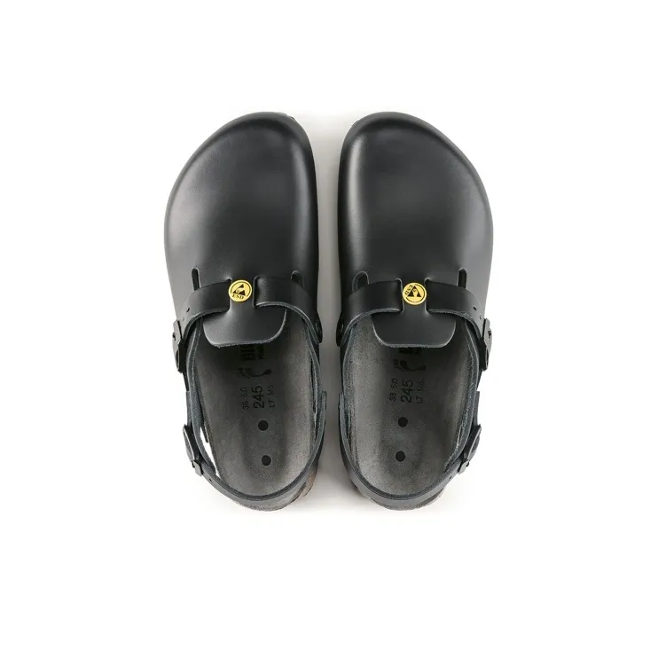 Birkenstock Tokio Esd Natural Leather Sandals 'Black'-4