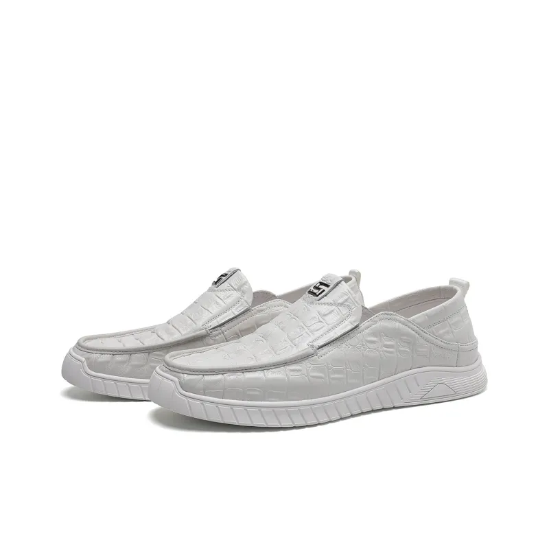 TRUMPPIPE Casual Shoes Men's White-2
