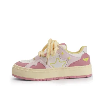 Miss Zhang Low Top Skateboard Shoes Women's Cherry Blossom Pink