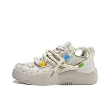 TCELLARS Low Top Skateboard Shoes Unisex Luminous Moon Beige