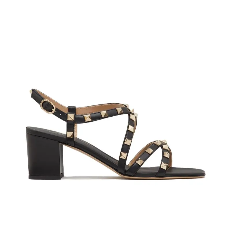 Valentino Garavani Rockstud 60mm Leather Sandals-1