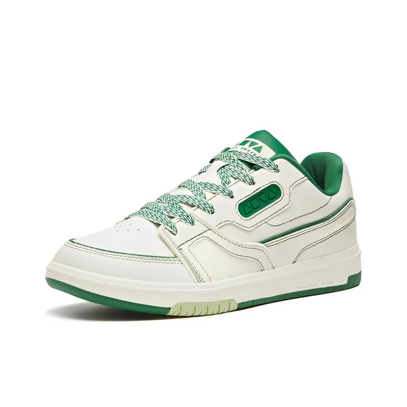 Anta AOYU Qiuyou Anti Slip Wear Resistant Low Top Skateboard Shoes Women's Coriander Green-2