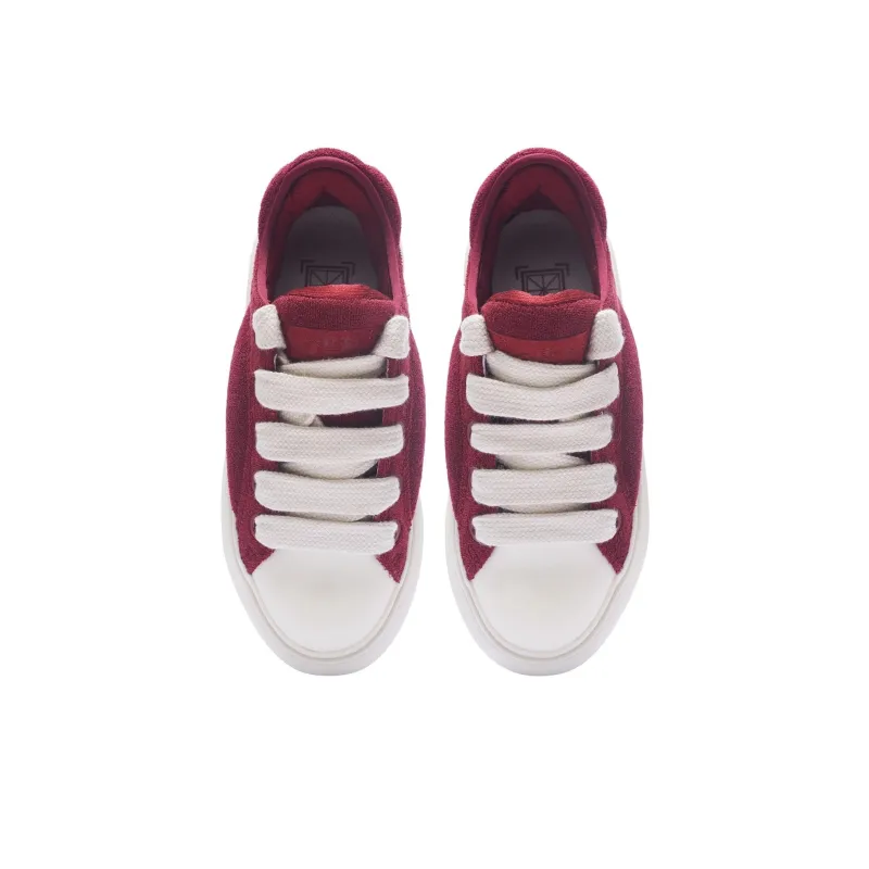 LiNing Cloud Travel C4D Abrasion Resistant Breathable Low Top Casual Shoes Women's Red-3