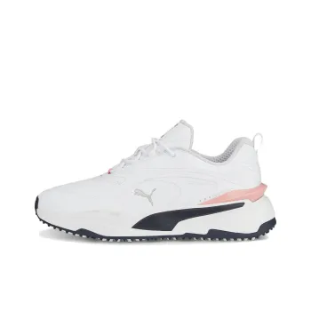 PUMA GS-Fast Anti-Slip Wear-Resistant Low-Top Golf Shoes Women's White Pink
