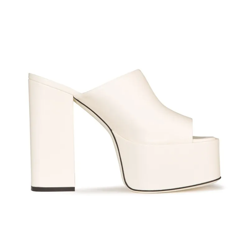 Paris Texas Sasha Open-Toe Platform Mules Women's-1