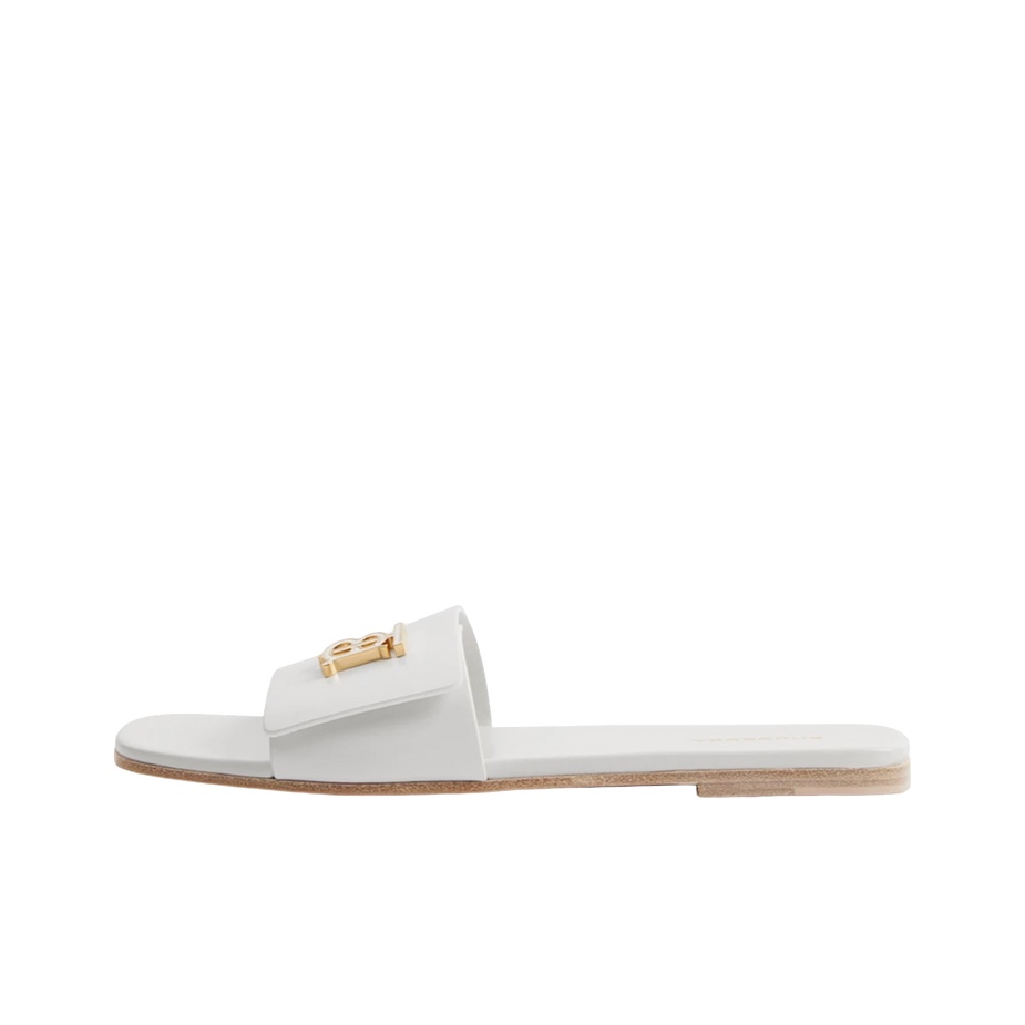 Burberry Slide Slippers Women's White - POIZON