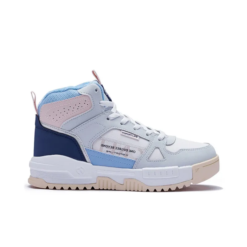 361° Thermal Slip Resistant And Abrasion Resistant High Top Skateboard Shoes Women's Hazy Gray-1