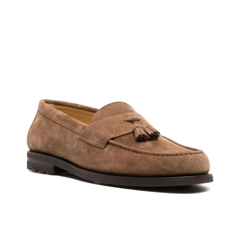 Brunello Cucinelli Tassel-detail Suede Loafers-1