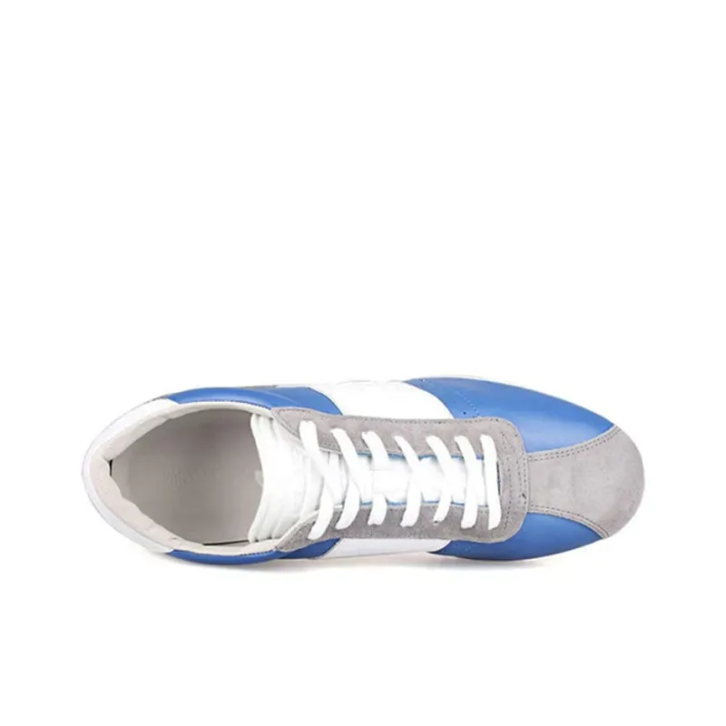 EMPORIO ARMANI Sports Casual Shoes Men's Blue White Gray-2