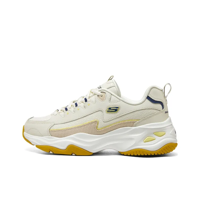 Skechers D'Lites 4.0 Shoes 'Beige Yellow'-0