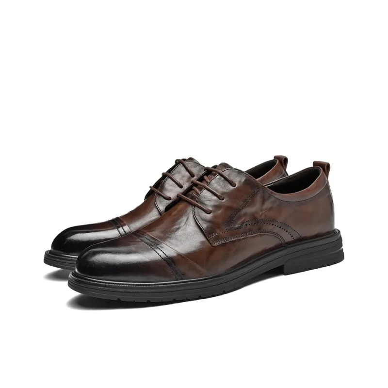 SEPTWOLVES Brock Leather Shoes Dress Shoes Men's Black-9