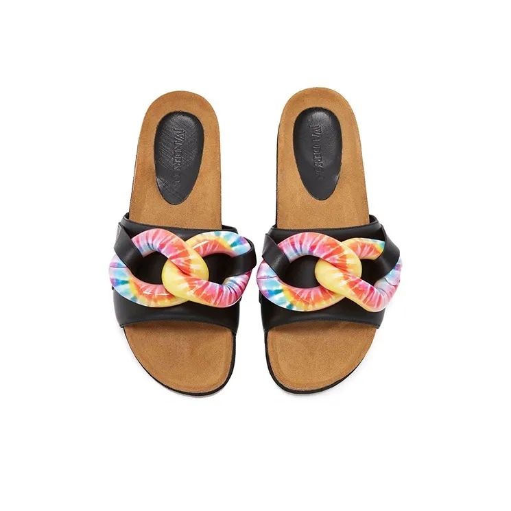 JW Anderson Chain Slip on Slides Women's-4