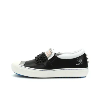 FENDI Low-Top Stylish Skateboarding Shoes Women's Black