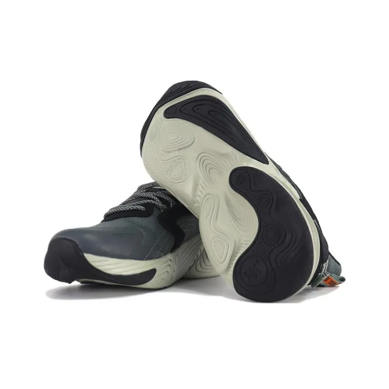 361° Anti-Slip Wear-Resistant Low-Top Running Shoes Men's Black Gray-3