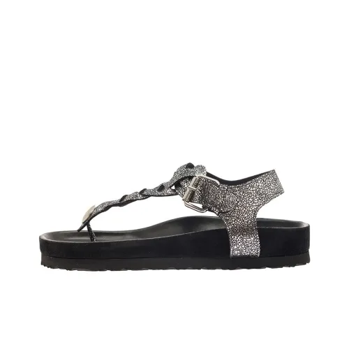 ISABEL MARANT Metallic-strap Leather Sandals