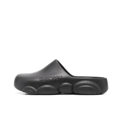 MOSCHINO Logo Embossed Mules