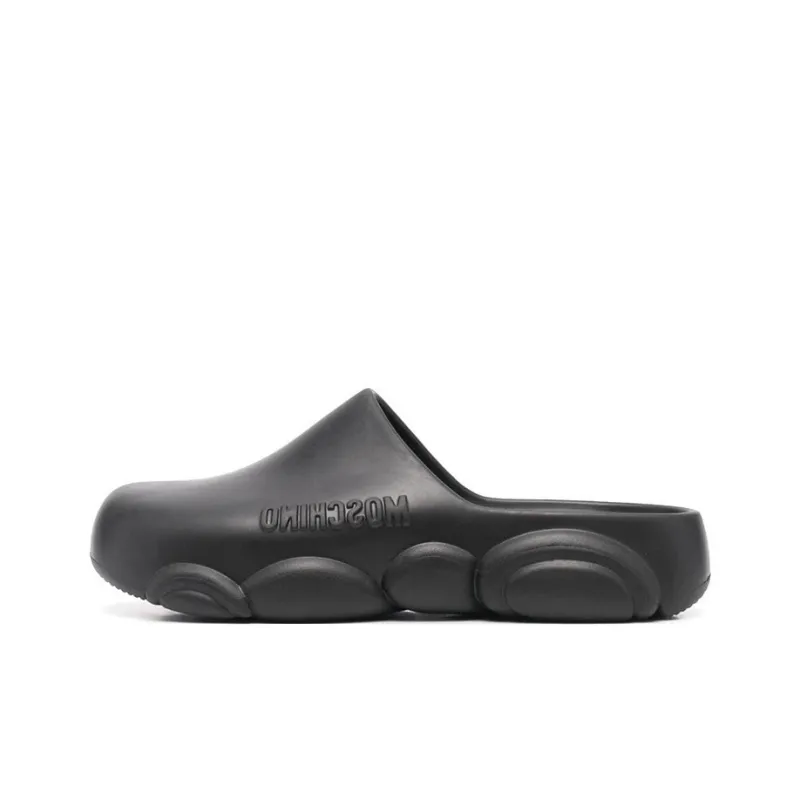 MOSCHINO Logo Embossed Mules-0
