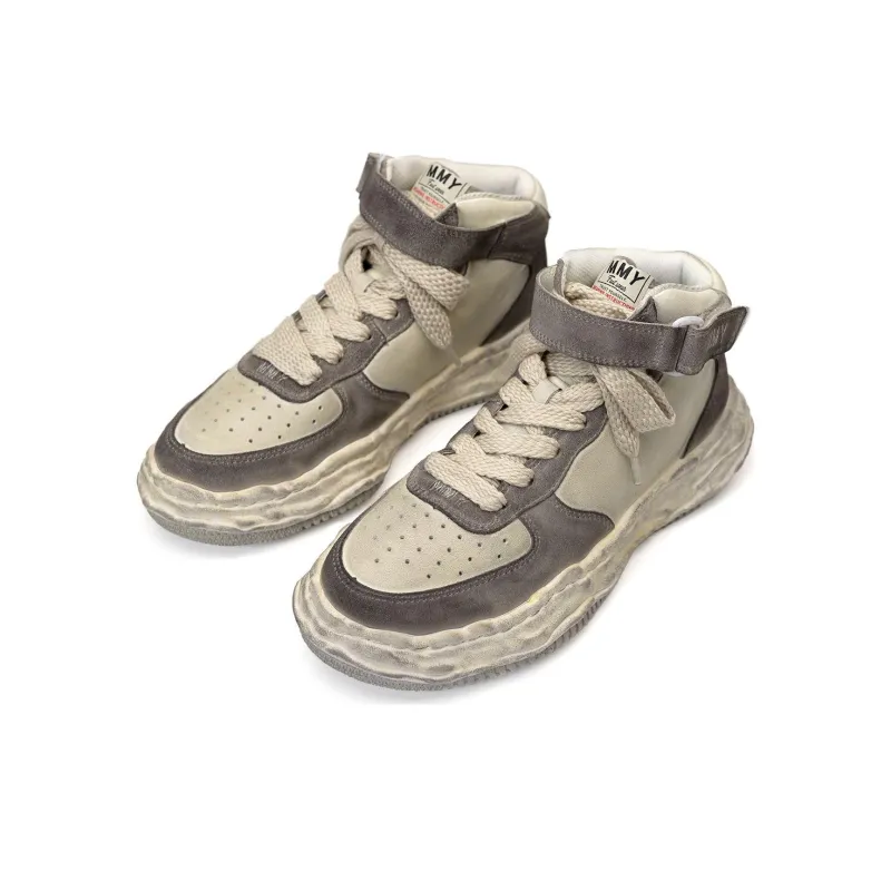 Maison MIHARA YASUHIRO Wayne Brushed Suede High-top Sneakers-2