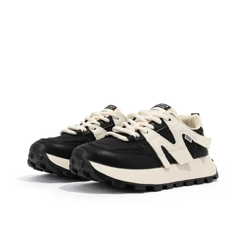 Humanism 1986 Low Top Casual Shoes Women's Beige Black-2