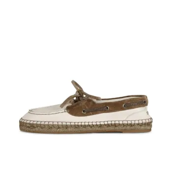 Brunello Cucinelli Panelled Lace Up Flat Shoes Women's