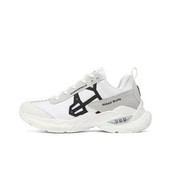 Naked Wolfe Society Low-Top Sports Casual Shoes Women's White Gray