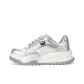 Silver/White