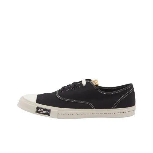 Visvim Logan Deck Lo Canvas 'Black'