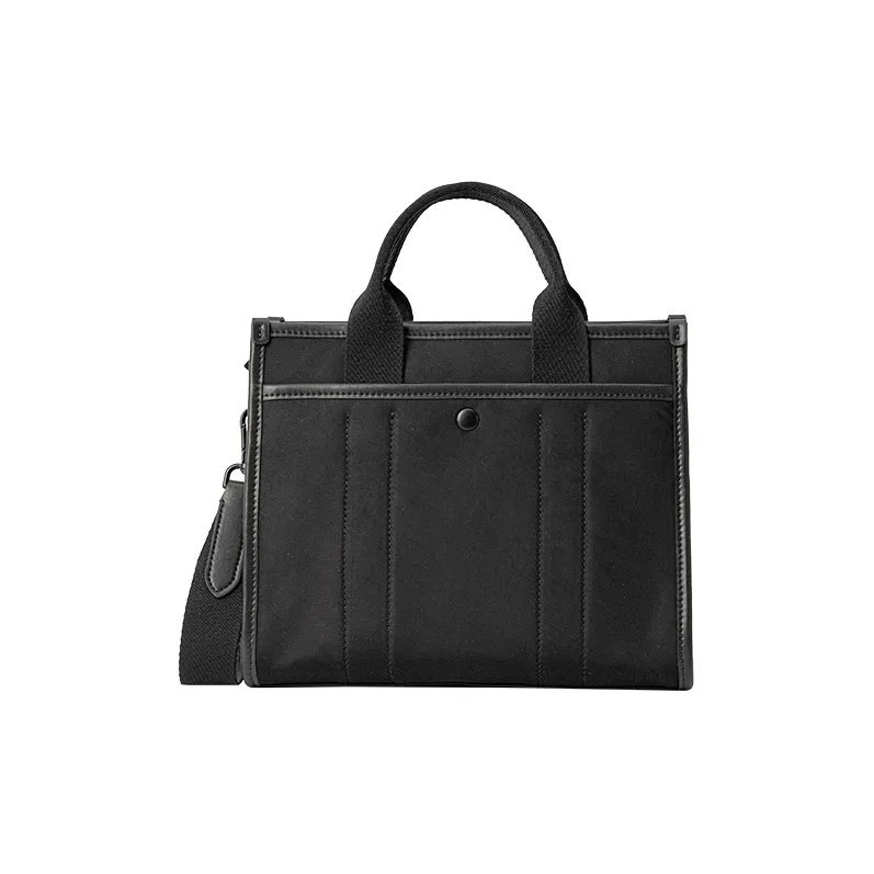 VANESSA HOGAN Fabric Shoulder Bag Crossbody Bag Unisex Black/Gray-9