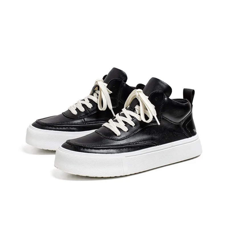 Rummaden Abrasion Resistant Mid Top Skateboard Shoes Men's-4