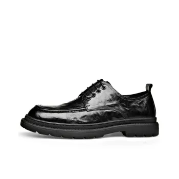 ST&SAT Dress Shoes Casual Business Shoes Men's Black