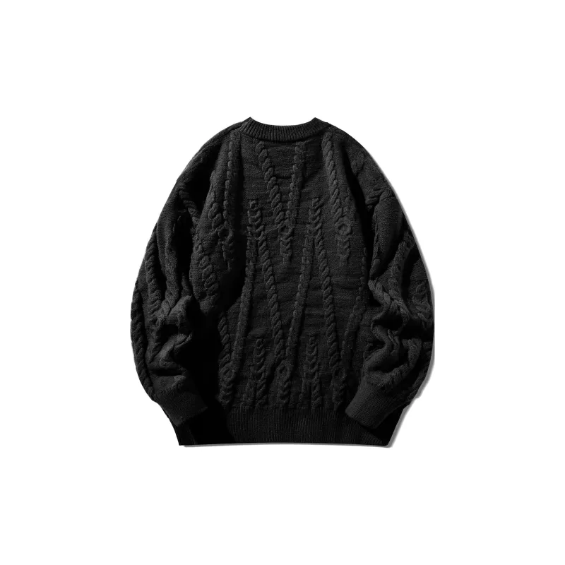 ZMOH Plain Net Series Knitwear Unisex Couple's-1