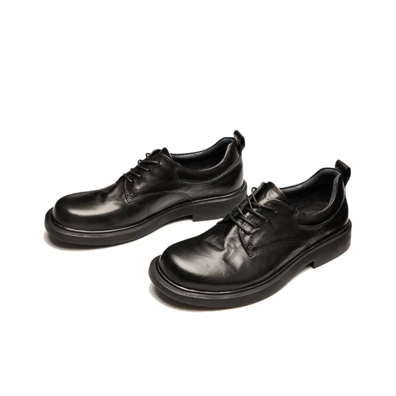 Brounvanm Men's Casual Shoes Men Low Top Coffee/Black-8