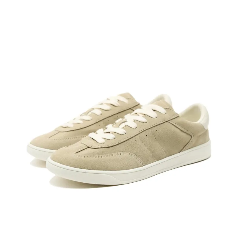 ZARA Low-Top Skateboard Shoes Women's Brown-1